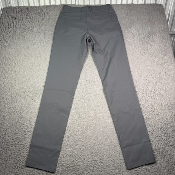Marcus Pierce Performance Pants Mens 29x36 Gray Lightweight Golf Commuter - Picture 5 of 10